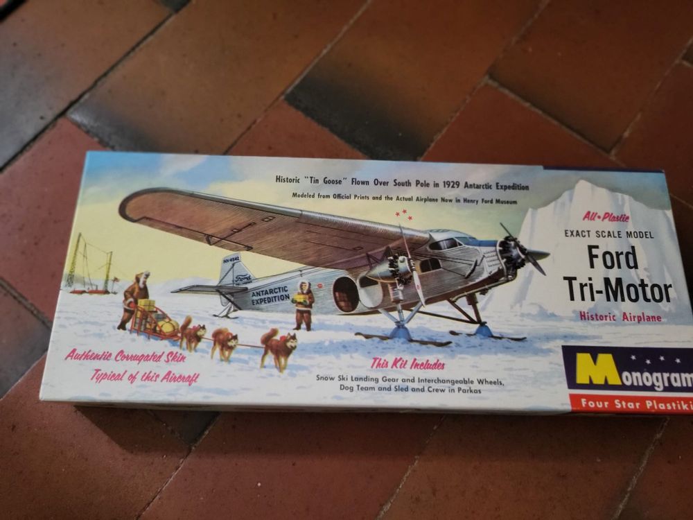 Monogram Ford Trimotor aus die 50er Sehr Rares bausatz (Gebraucht) in ...