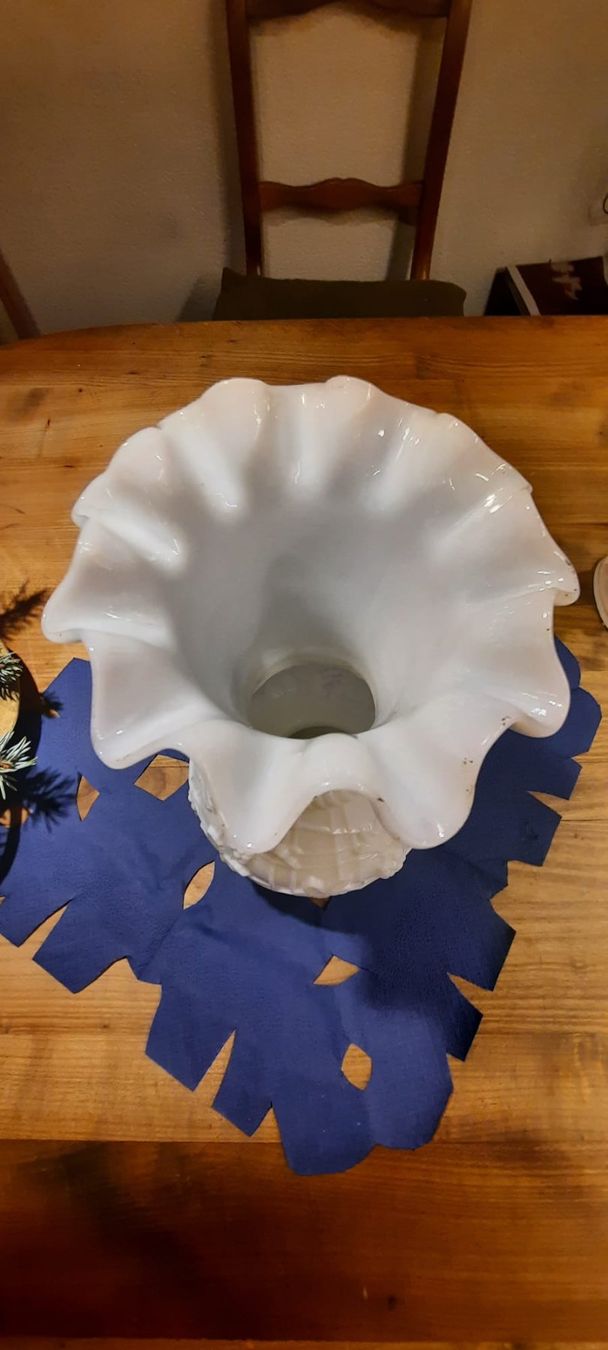 Vasi & Recipienti: Opalin - Vase weiss – Usato da Busswil BE venduto da balu37 1