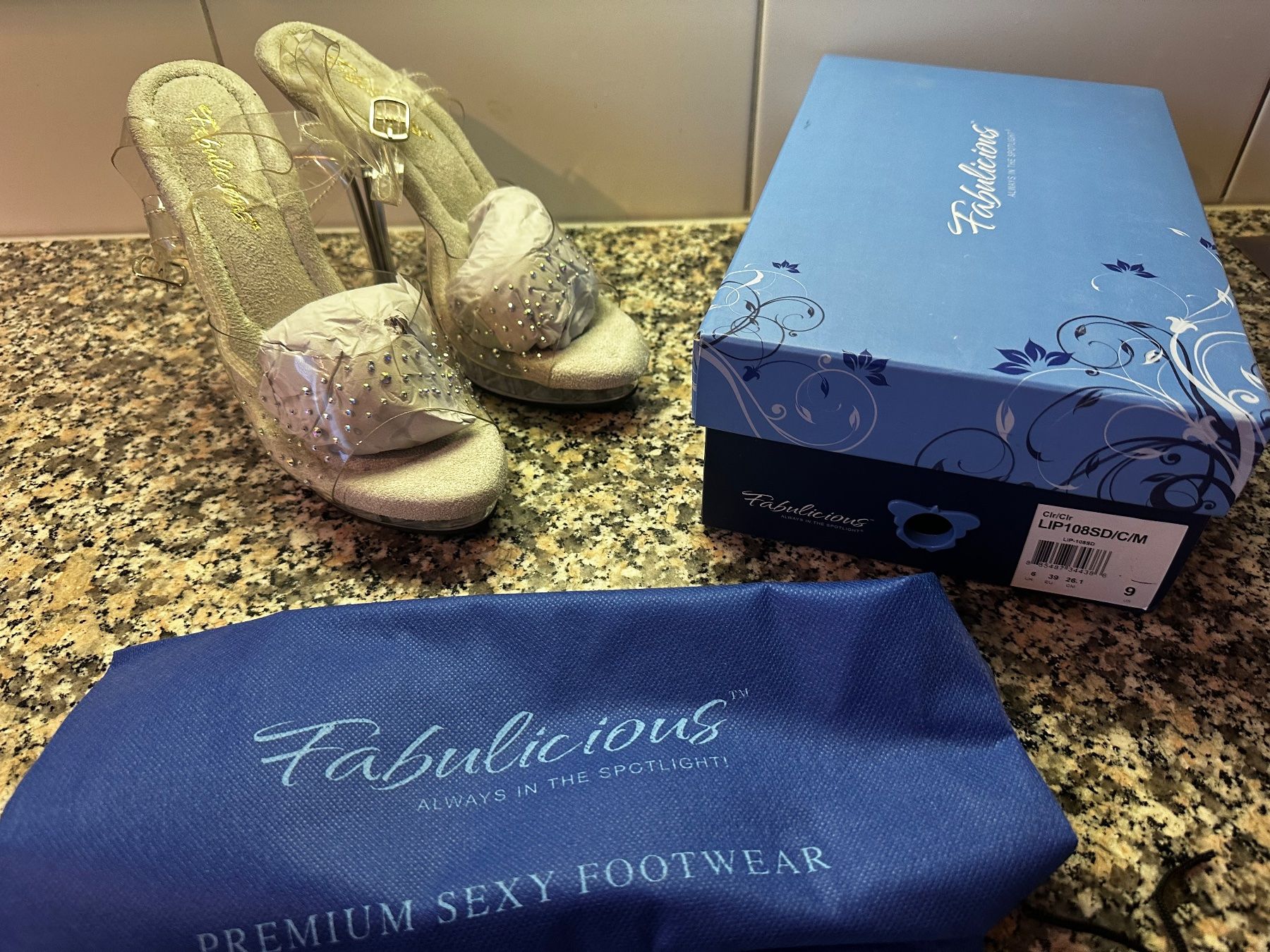 Scarpe da donna: Fabulicious Bikini Competition Shoes Gr 39 – Nuovo e nell'imballaggio originale da Urdorf venduto da nochmalbrauchen