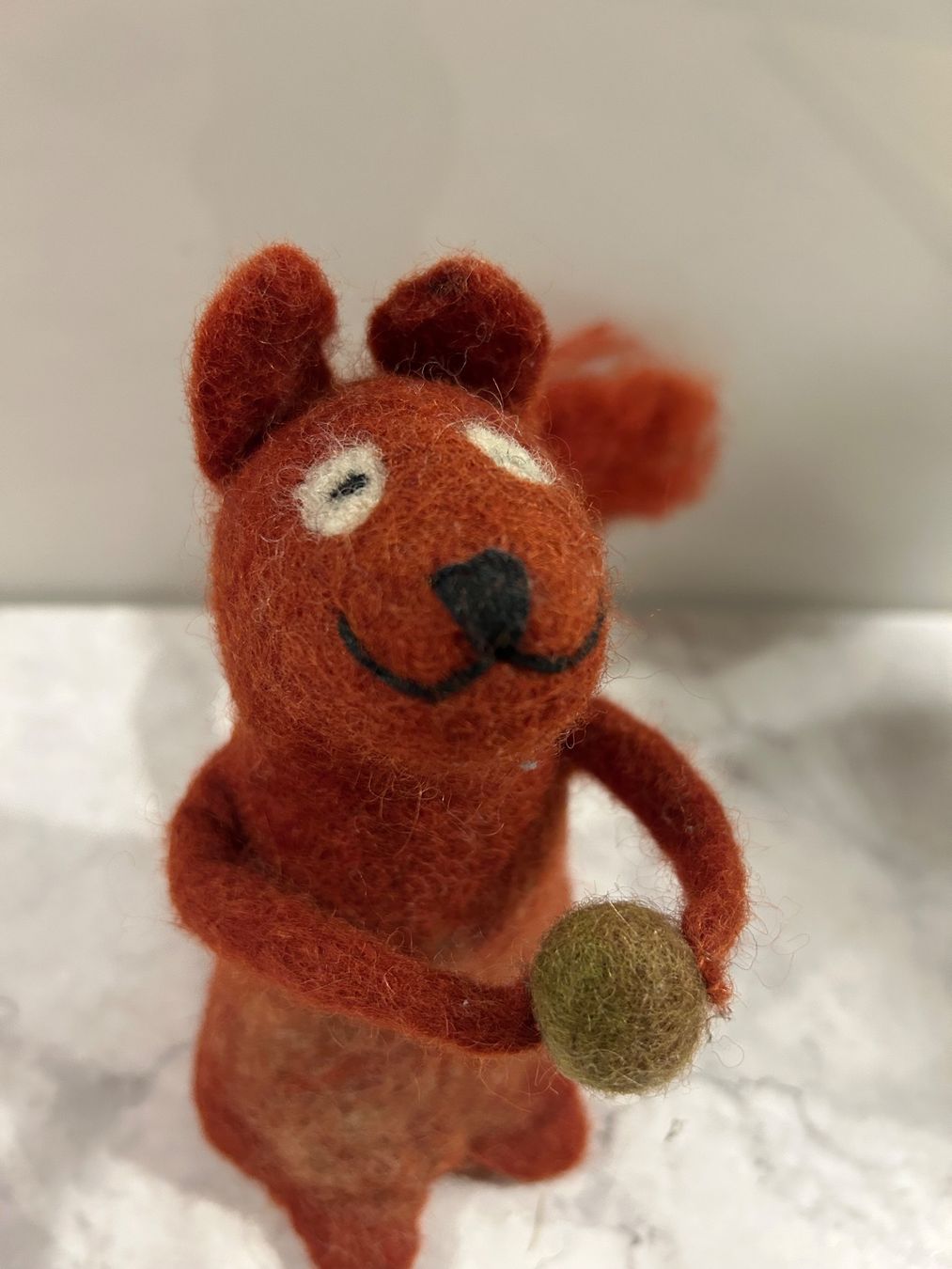 Statuette: Filztier Eichhörnchen Filz Tier – Usato da Basel venduto da toy_t8bb 2