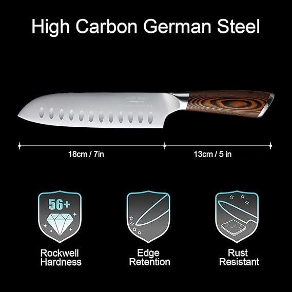 Küchenmesser: Santoku Messer 18 cm, Profi Kochmesser – Neu und originalverpackt aus Oberentfelden von ase_sk8n 2