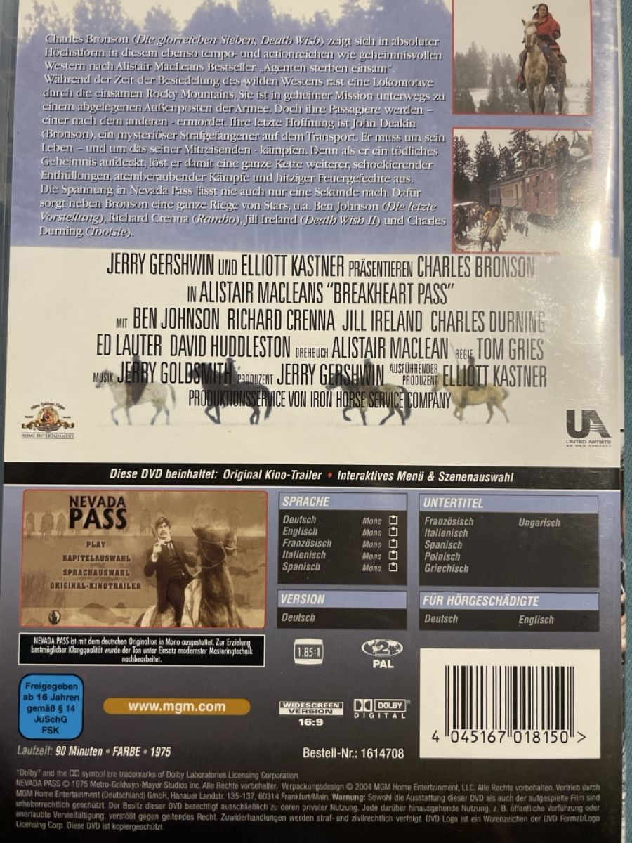 Alle DVDs: Nevada Pass (1975) – Gebraucht aus Waldenburg von Mimily33 1