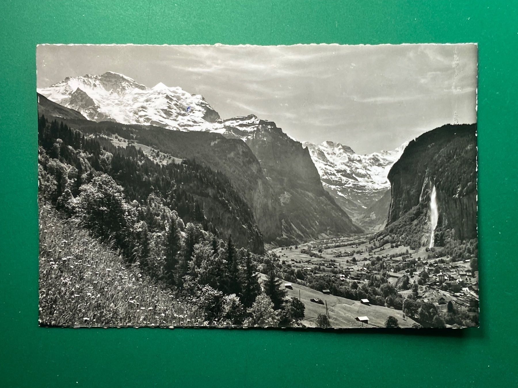 Cartoline postali: Lauterbrunnen - Jungfrau u. Staubbach – Usato da Steg VS venduto da _vinci_