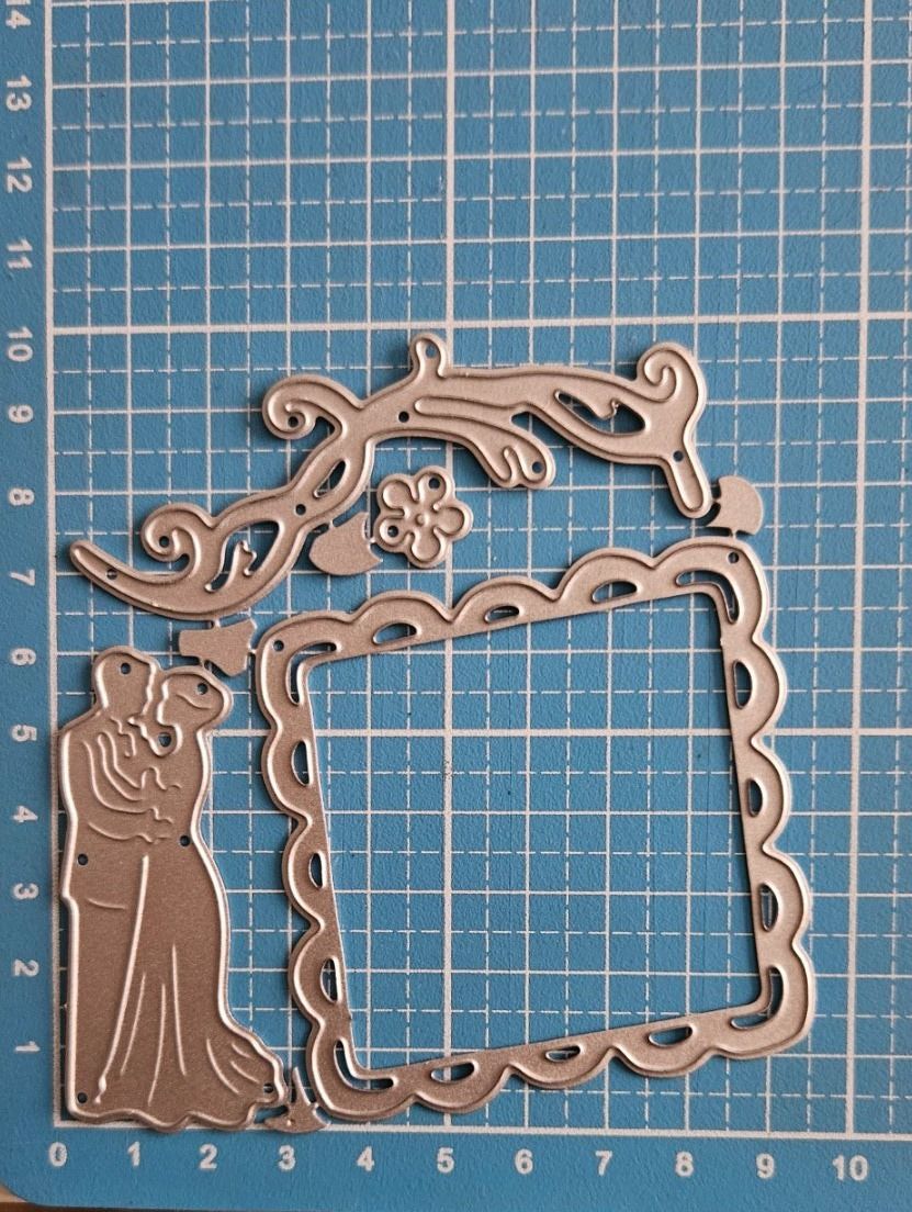 Sciablone: Stanzschablone Nr.244, Hochzeit (Sizzix geeignet) – Nuovo e nell'imballaggio originale da Gretzenbach venduto da Fliegepilz56 1