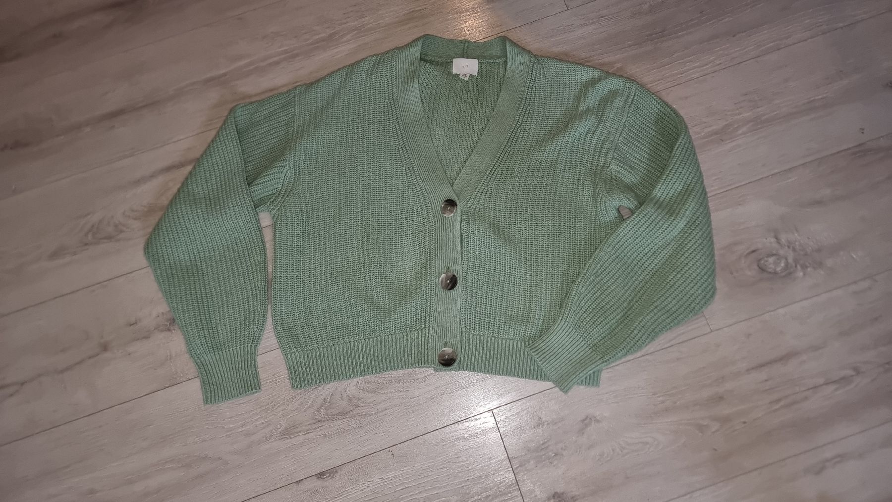 Giacche: Frühlings  Strickjacke, mintgrün, Gr. S – Usato da Wigoltingen venduto da Zuckerfee84