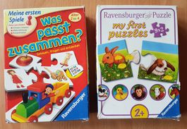 2 RAVENSBURGER PUZZLE AB 2 JAHREN / WAS PASST ZUSAMMEN