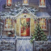 Serviette welcom home at christmas (1064) 2Stk.