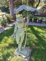 Bronzefigur Frosch