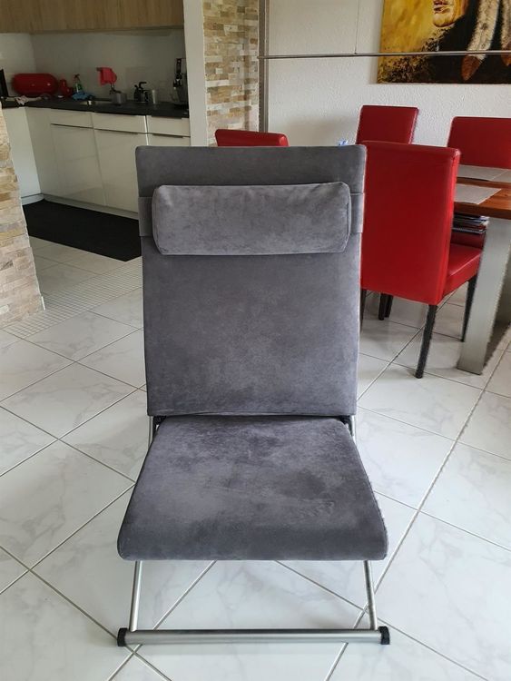 Sedie a sdraio: Interprofil X-Chair Nubukleder – Nuovo (secondo la descrizione) da Neunkirch venduto da internet-shop 4