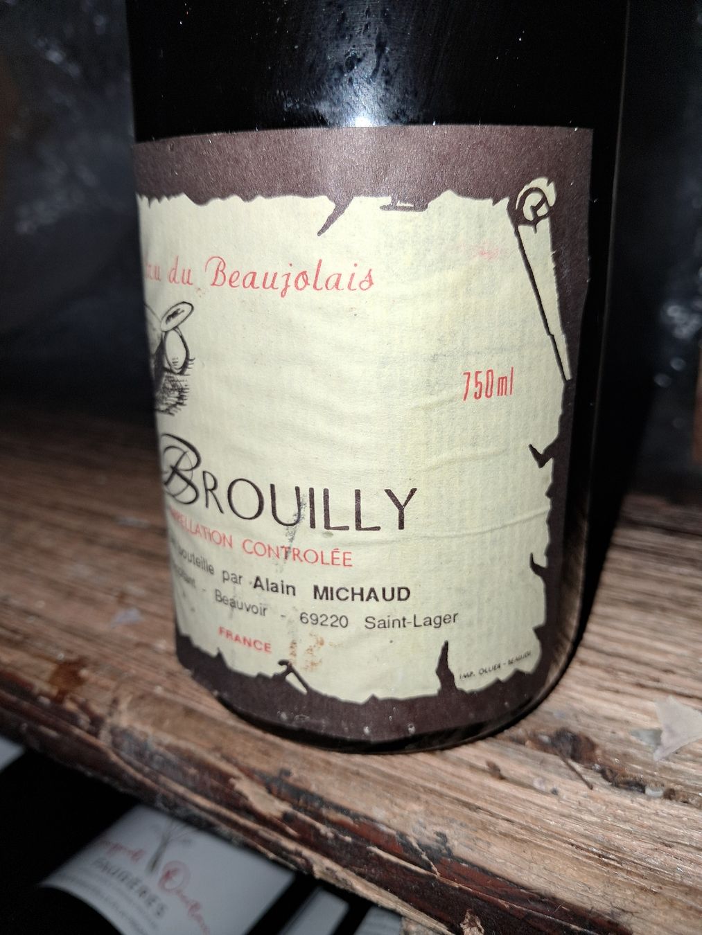 Wein: Brouilly Alain michaud 1988 – Neu und originalverpackt aus Le locle von juliensaran 3