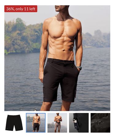Irontide Adventure Short, SW, Gr M, Wasserdichte Handytasche