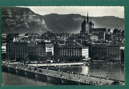 Genève, Vue générale, belebt, 1950, gelaufen