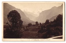 Fotografie Interlaken, vue prise a Inter