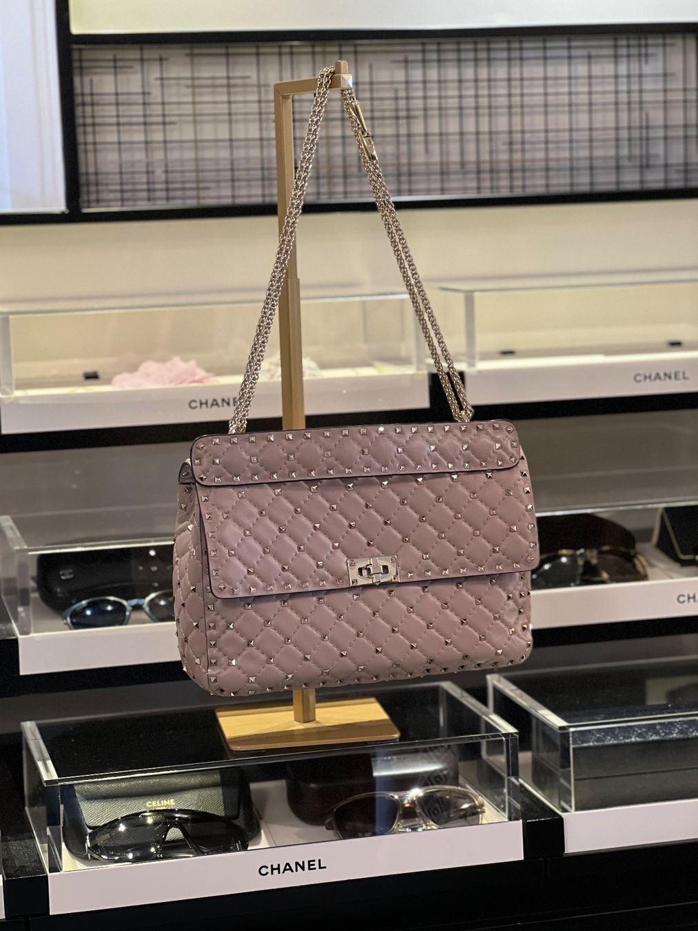 Valentino Borse da donna: Original Valentino Garavani Rockstud beige – Usato da Kilchberg ZH venduto da happyymee 2