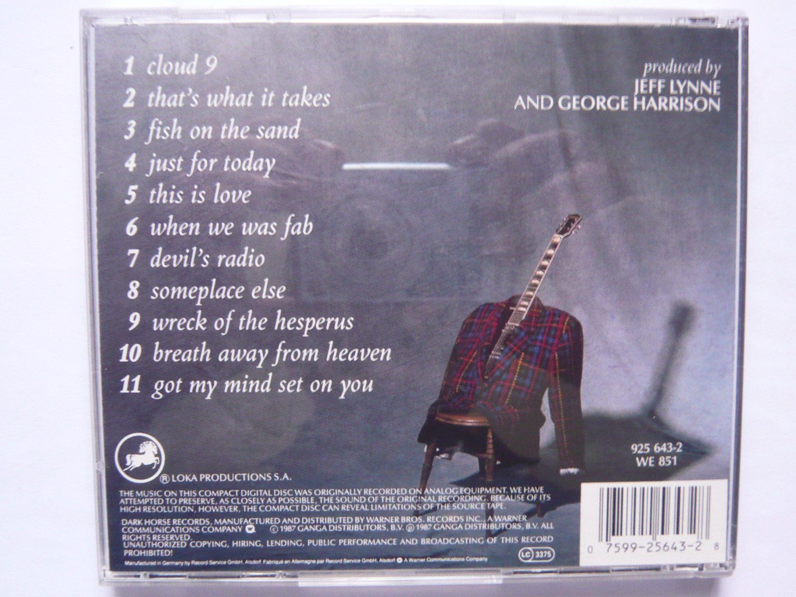 CD: GEORGE HARRISON Cloud Nine – Usato da Winterthur venduto da Cajun 1