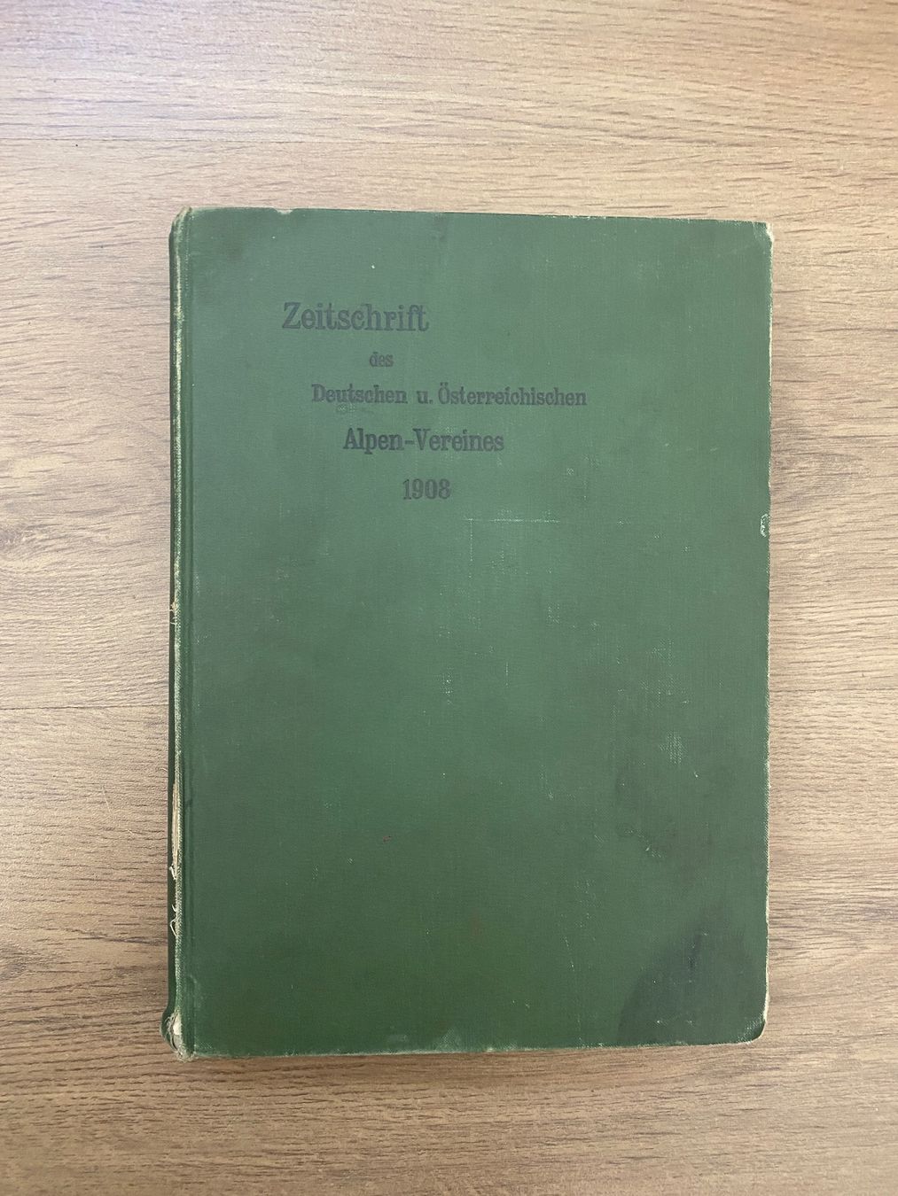 Libri: Zeitschrift Alpen-Verein 1908 – Usato da Brügg BE venduto da rutschimedizin