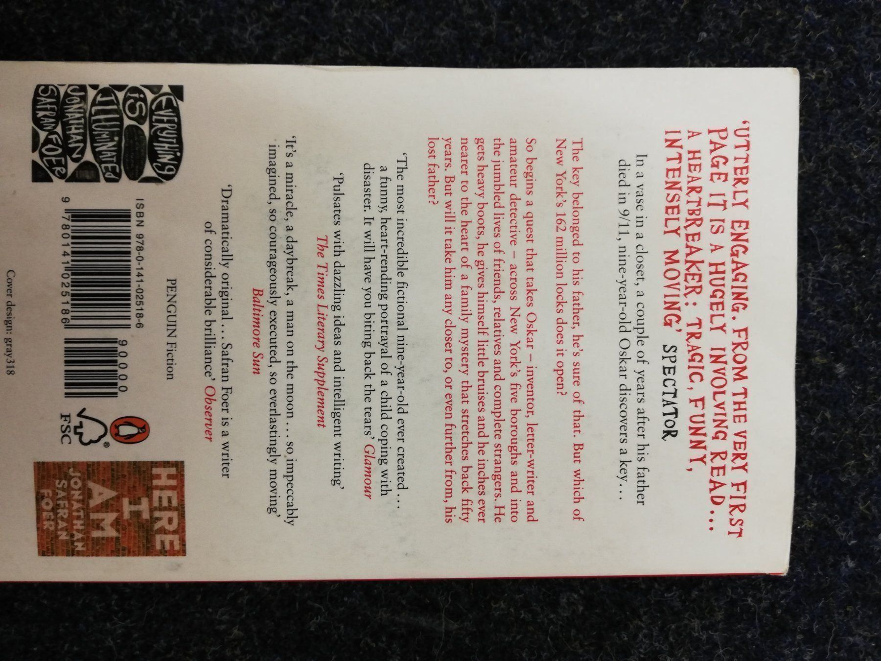 Libri: Extremely Loud and Incredibly Close – Usato da Kirchdorf BE venduto da burrm14 1