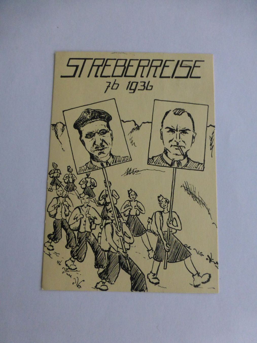 Ansichtskarten: Ansichtskarte, ( Mulus ) ??, Streberreise 7b 1936, – Gebraucht aus Bettlach von 1saurer