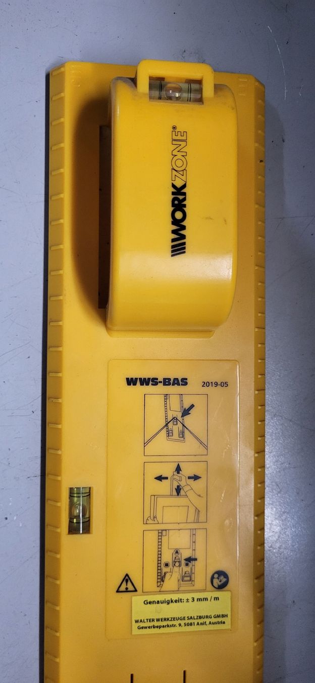 Misurare: WORKZONE Wasserwaage Multifunktions 3 Libellen – Usato da Konolfingen venduto da Bio-suisse 3
