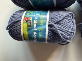 4 Knäuel Denim Hatnut