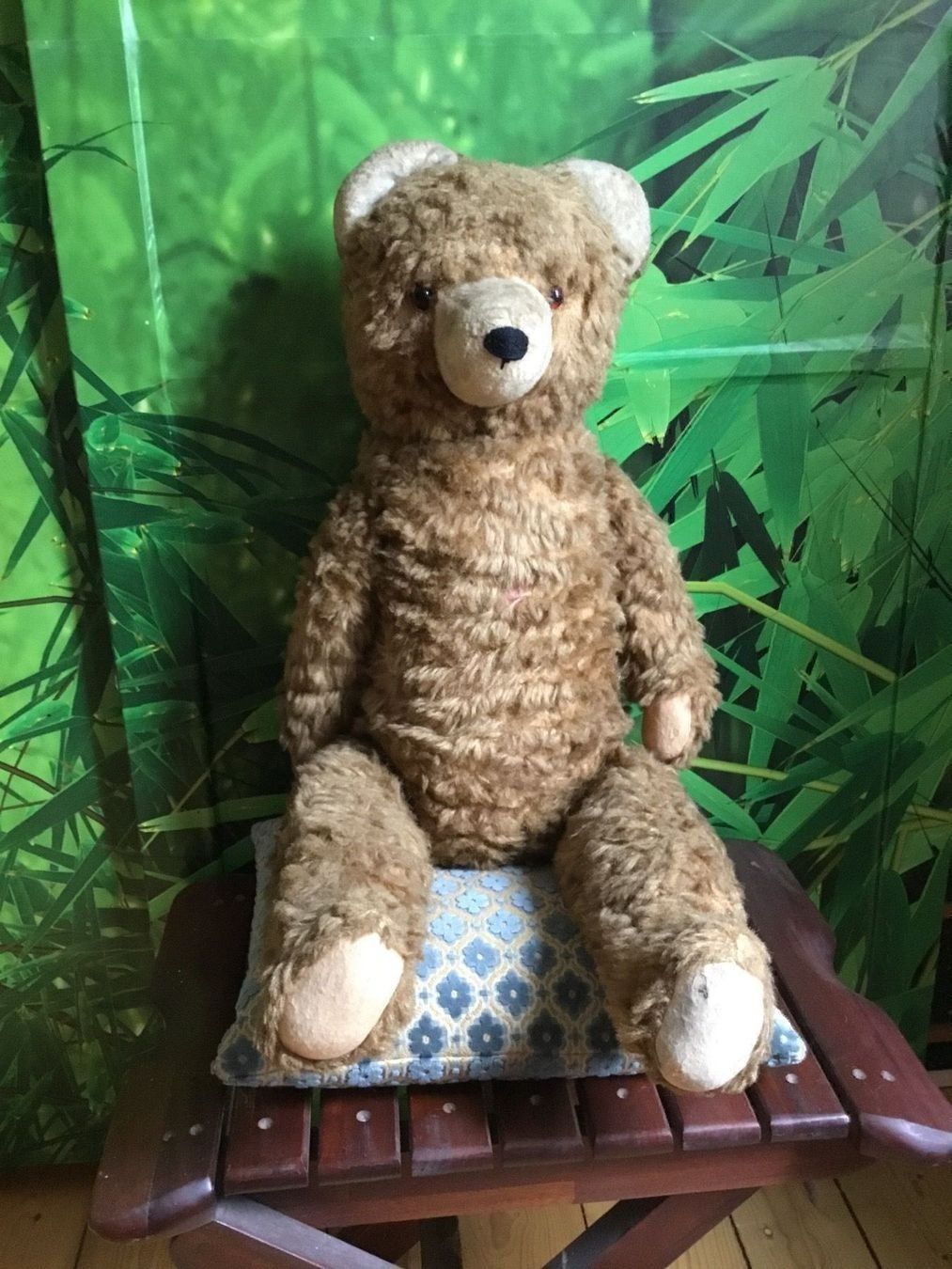 Spielzeuge: Antiker Teddybär, ca. 1950, Mohair, gross – Gebraucht aus Wettswil von ann_hd9g 3
