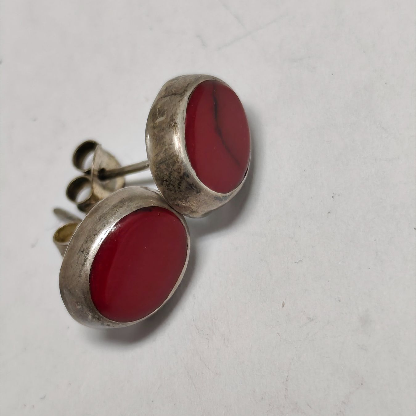 Boucles d'oreille: Vintage Silver silber Stud Earrings Boucles d'Oreilles #A3 – D'occasion à Châtelaine par Tropic.Watch2 2