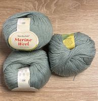 6 x ca. 50 g Merino Wool, ozeangrün
