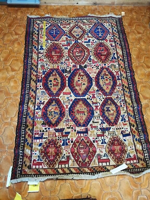 Tapis: Sumak Teppich, Sumak Aserbaidschan, Orientteppich, Gewoben – D'occasion à Wiedlisbach par materialkreislauf