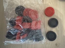 Gioco di dama/ backgammon - rosso e nero .