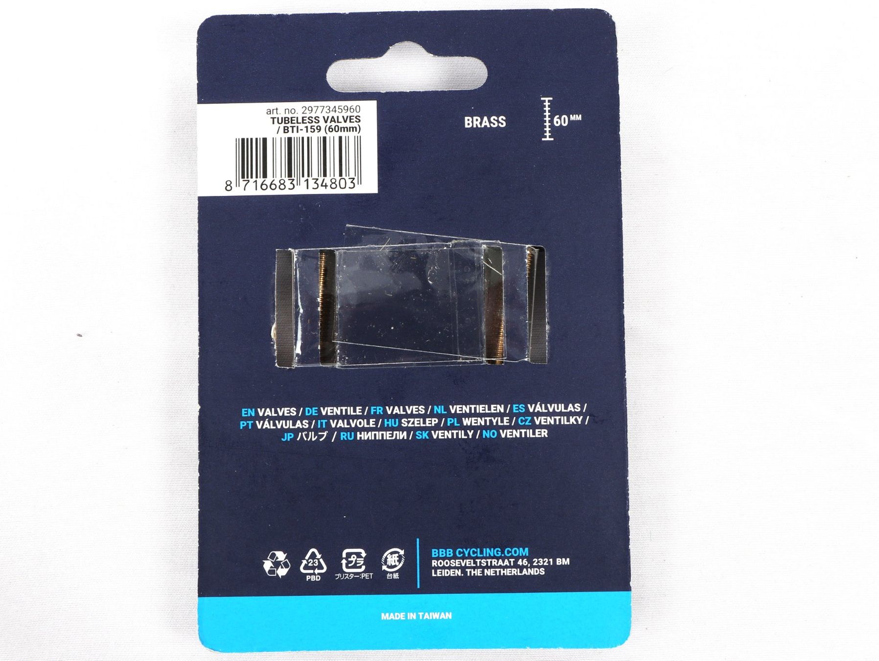 BBB Cycling Pezzi di ricambio: BBB Tubeless Ventile 60mm BTI-159 – Nuovo e nell'imballaggio originale da Steinen venduto da Restwert_Steinen 1