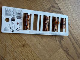 Haarspangen Set braun 8 Stueck neu