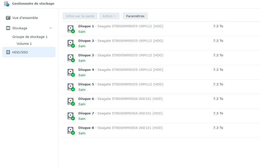 Synology Server: Synology DS1815+ Upgrade DS1817+ 50Tb 16 Go – Usato da Bure venduto da nono_bure 3