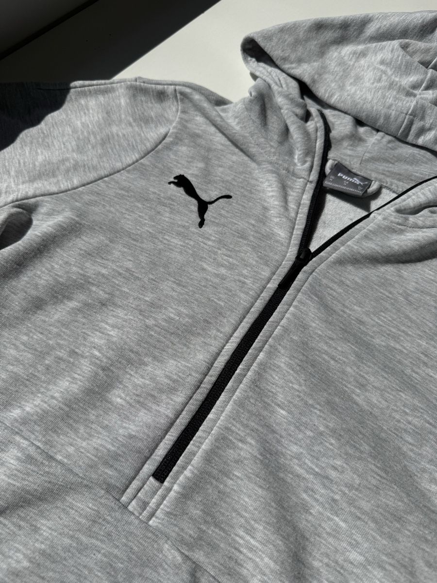 Puma Pulls & Sweat-shirts: Pull à capuche PUMA gris taille – D'occasion à Courtételle par comtem 2
