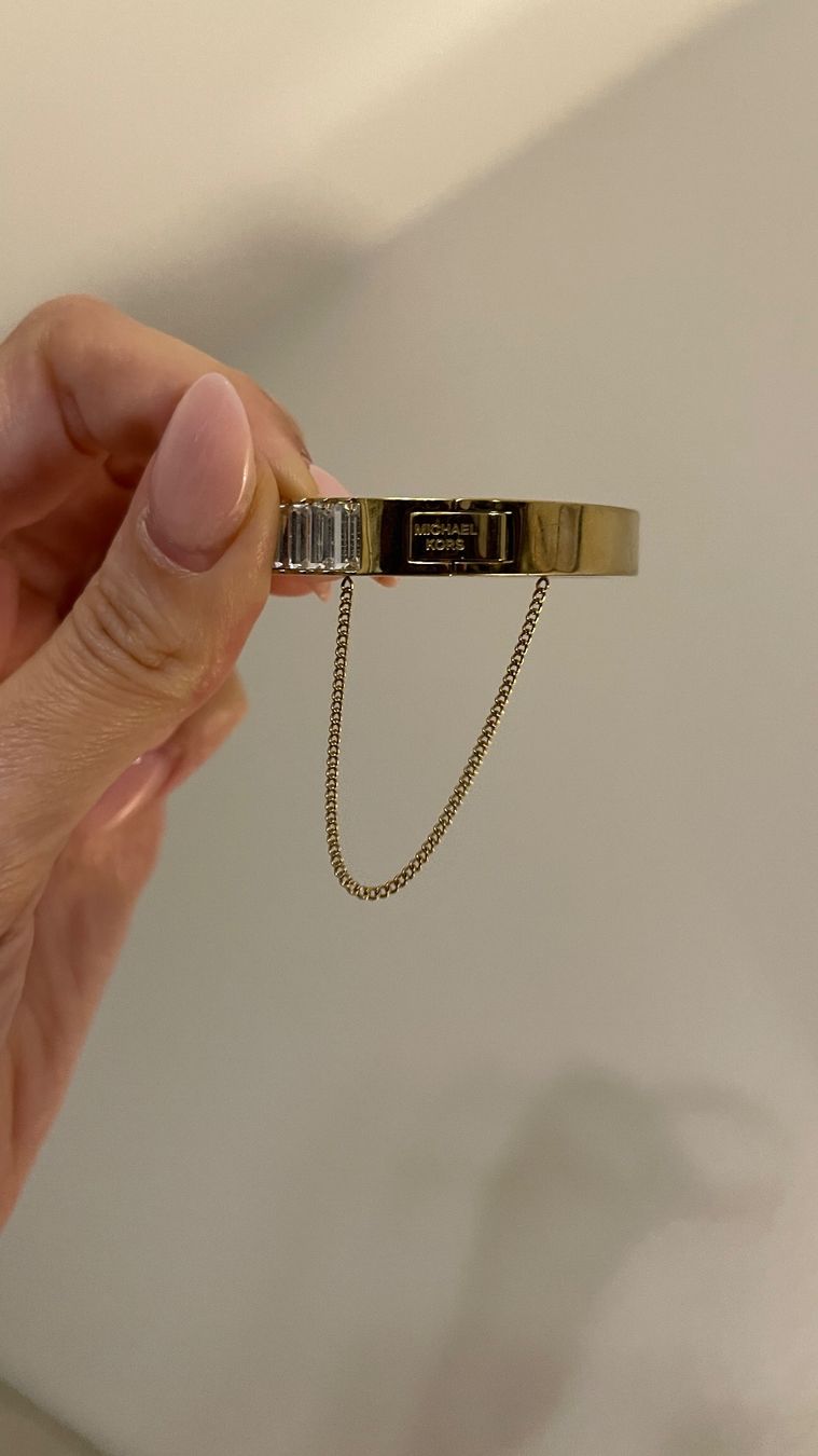 Michael Kors Bracciali & Braccialetti: Michael Kors Armband Cuff mit Kristallen – Nuovo (secondo la descrizione) da Lausen venduto da sim_hgp6 2
