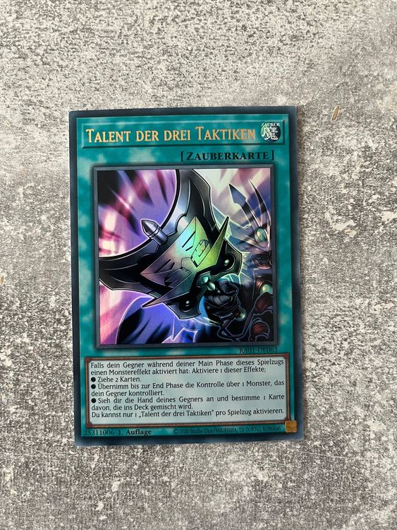 Talent der drei Taktiken (RA01DE063), Ultra Rare Kaufen auf Ricardo