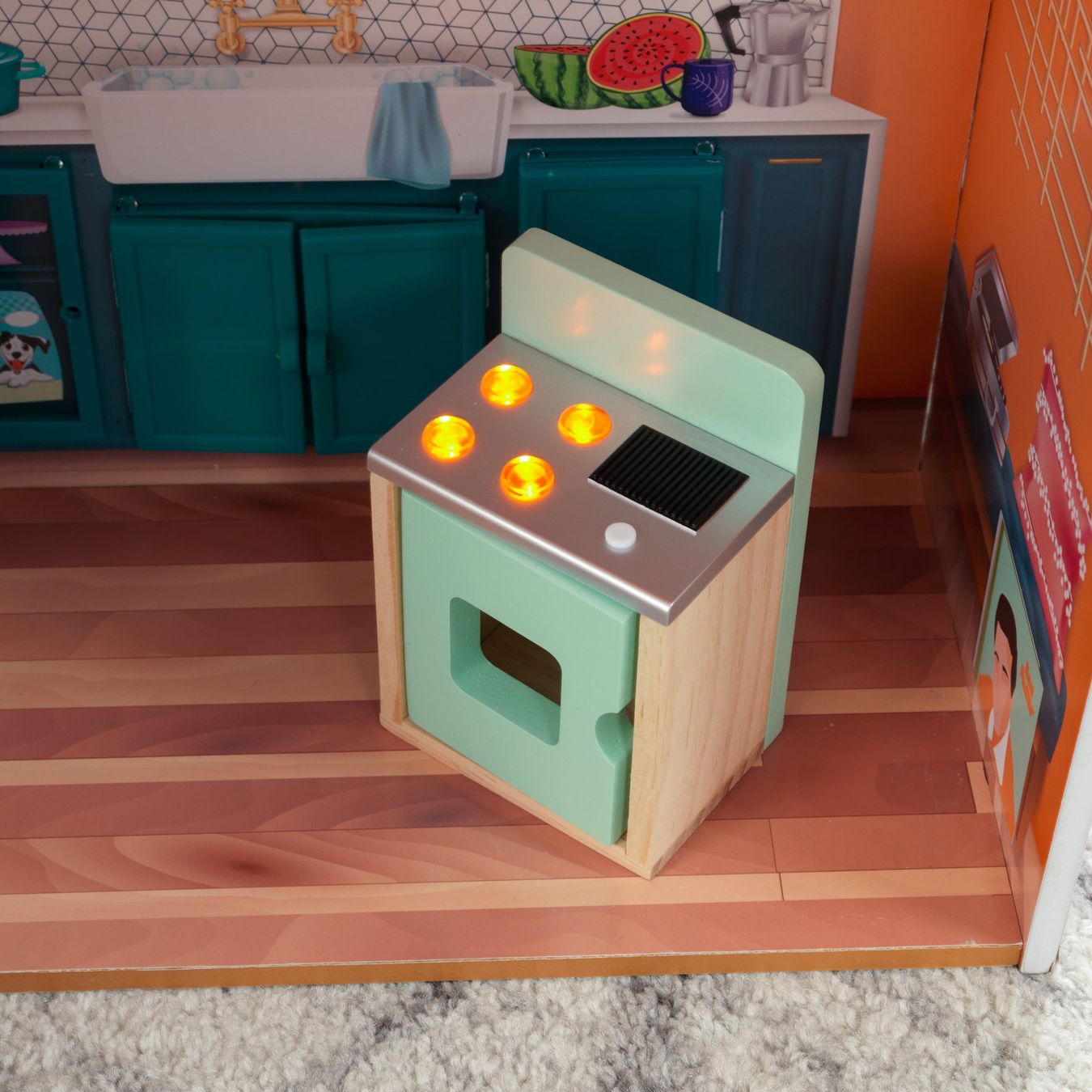 Case e mobili per bambole: Puppenhaus Marlow – Nuovo e nell'imballaggio originale da Erlinsbach venduto da Home-World 5