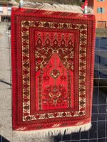 Afghan 115x80cm hochwertiger Teppich gereinigt Zust perfekt