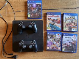 Playstation 4 + jeux + 2 manettes