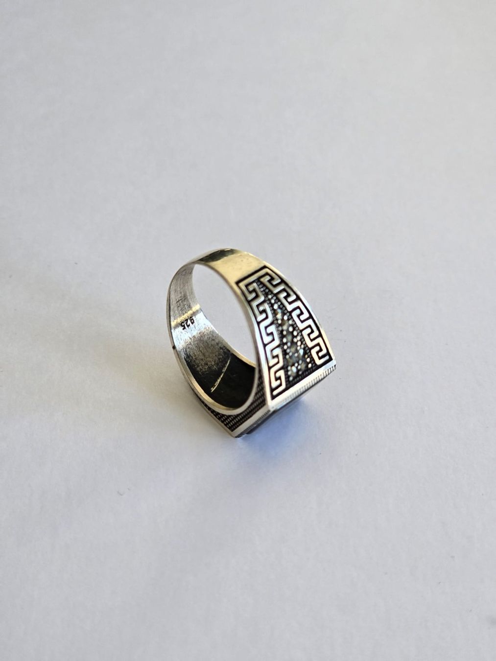 Onyx Anelli: Bague en argent, Onyx, taille 63 – Nuovo e nell'imballaggio originale da Neuchâtel venduto da NIDAVELIR 1
