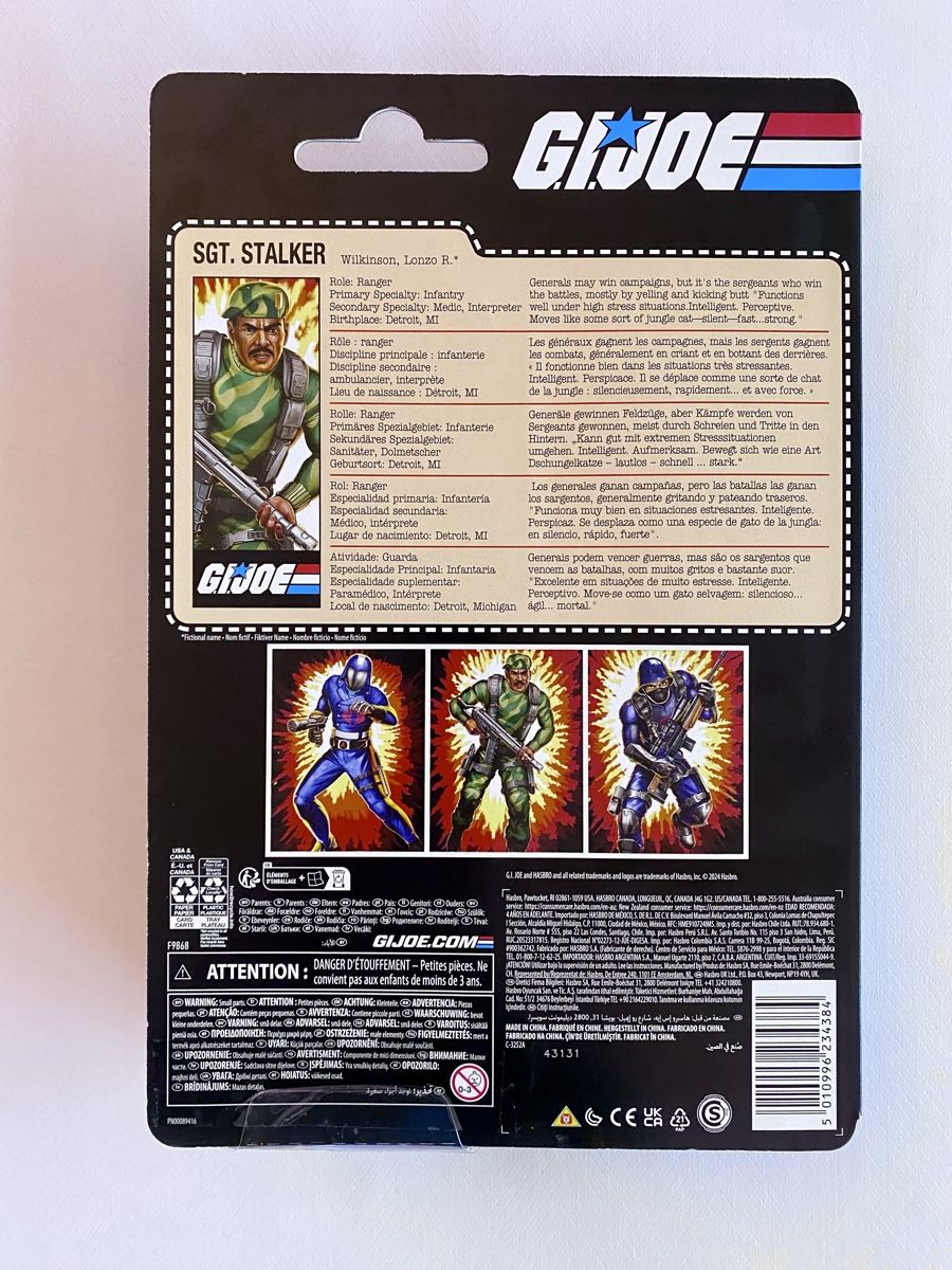 Hasbro Statuette: G.I. Joe Action Figur - Sgt. Stalker – Nuovo e nell'imballaggio originale da Oberembrach venduto da theZaz 1