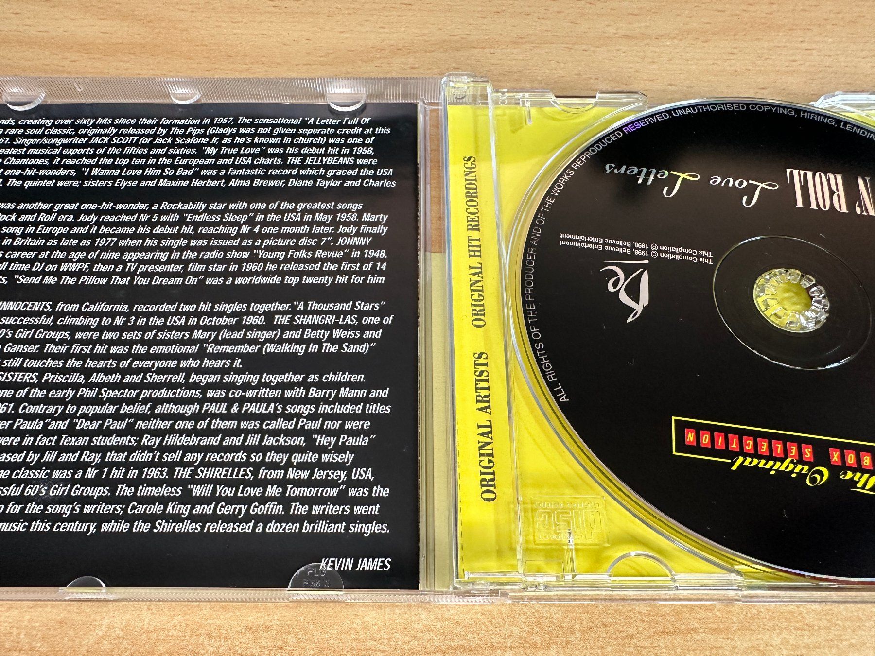 CDs: T5 Various – Rock 'n' Roll Love Letters – Gebraucht aus Rikon im Tösstal von Alpenmutz 2