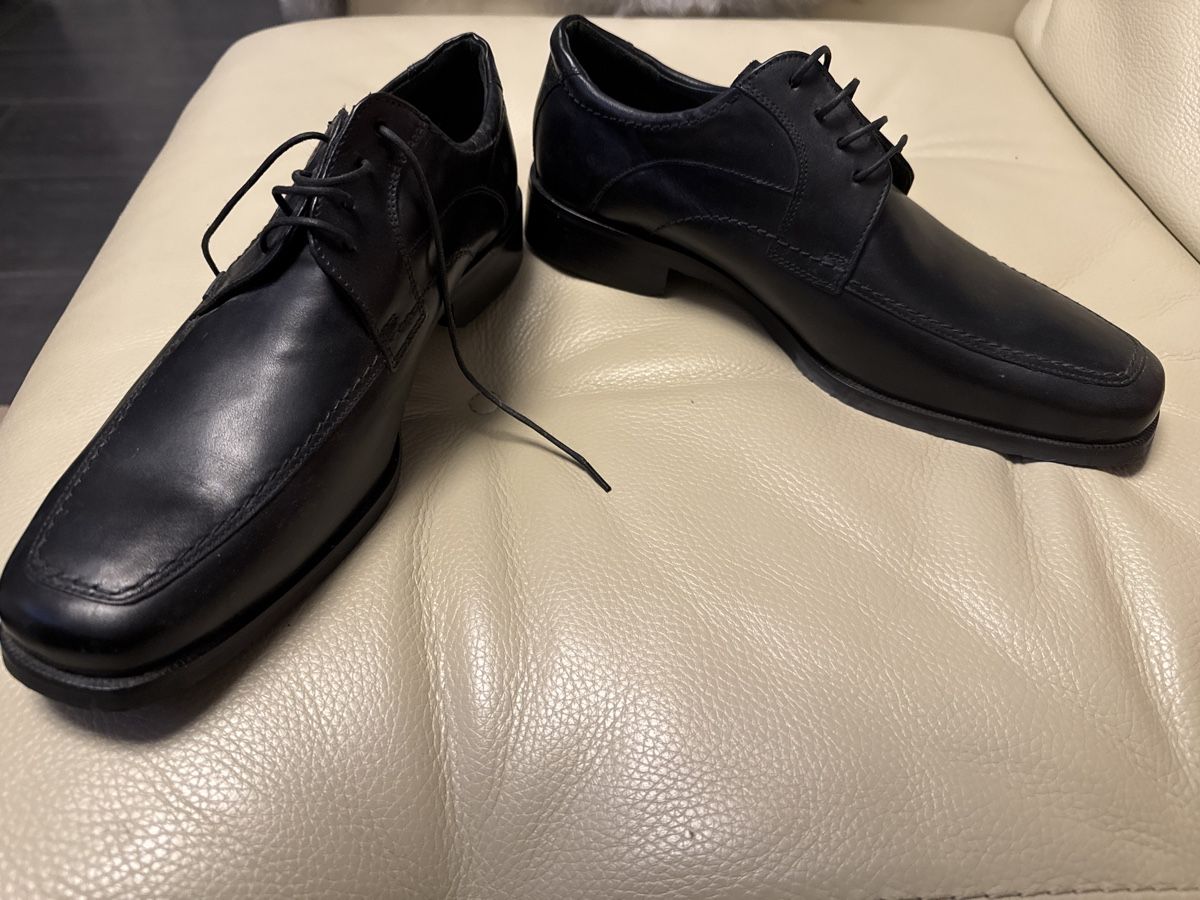 Scarpe da uomo: Herren Lederschuh Grösse 7 schwarz SIOUX – Usato da Grenchen venduto da swiss.antiques 1