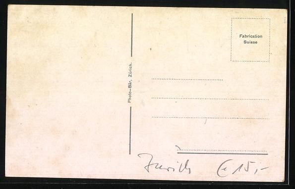Cartoline postali: Männedorf, Hotel Wildenmann mit Schweiz – Usato da Berlin venduto da bartko-reher 1