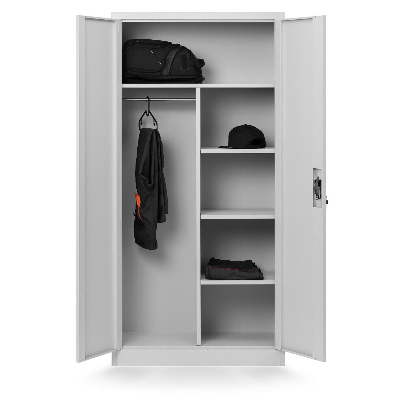 Schränke: Spind Aktenschrank 185x90x45cm - Grau – Neu und originalverpackt aus Wallenwil von toesstal-vertrieb 3