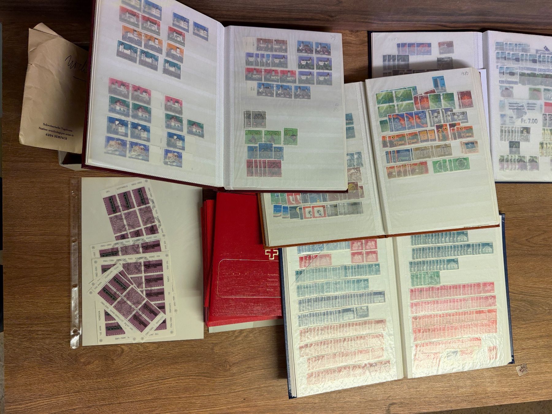 Tutti i francobolli: Sammlung / Schweiz / Briefmarken / Alben, Beutel & Blöcke – Usato da Nussbaumen AG venduto da olitech5415 2
