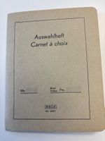 Auswahlheft "Carnet à choix" Biella No. 2827