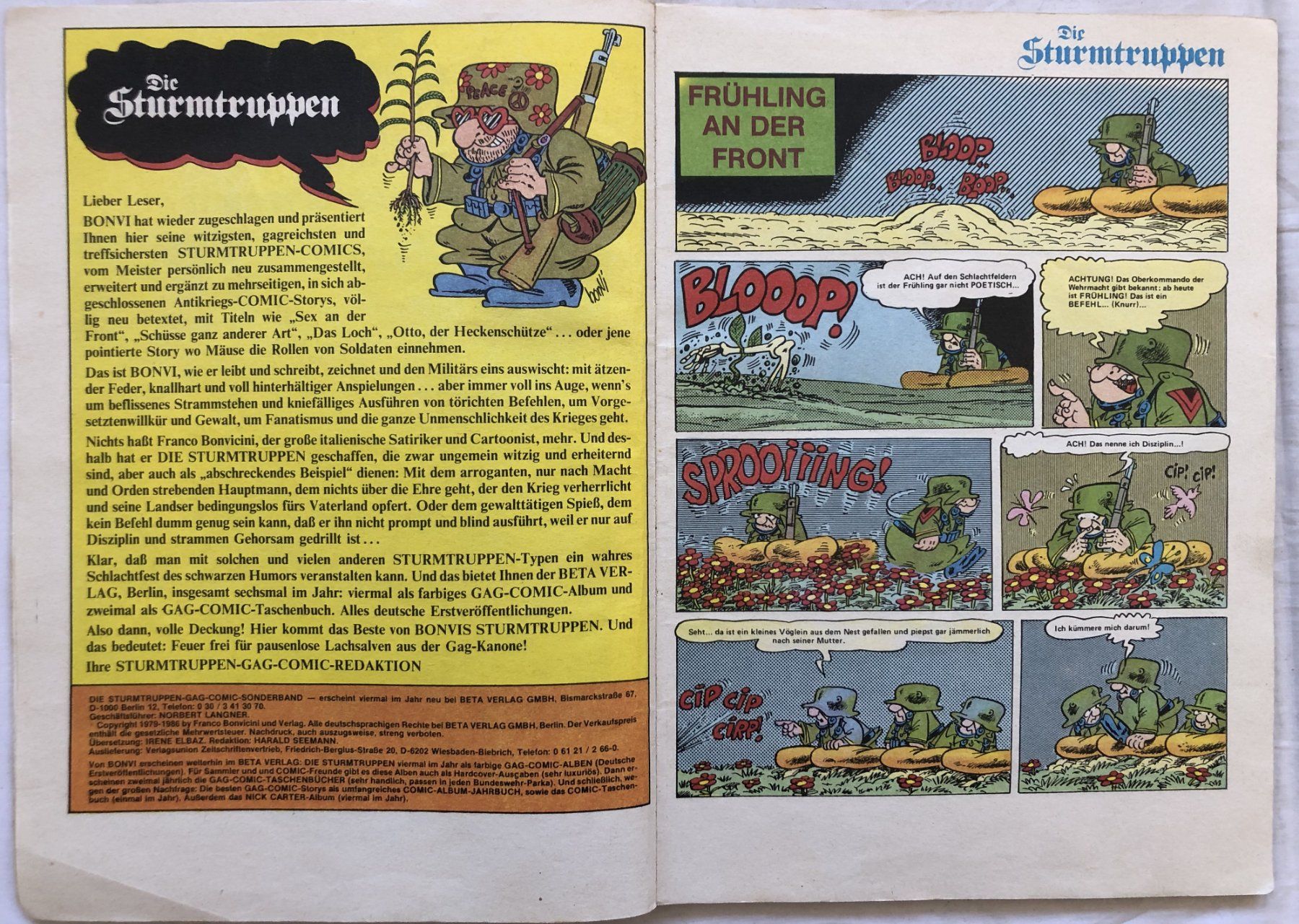 Fumetti: Die Sturmtruppen - Nr.17 - 1.Auflage – Usato da Schaffhausen venduto da durruti 2