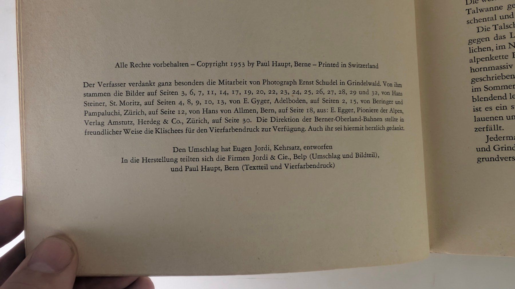 Libri: Schweizer Heimatbücher: Grindelwald 1953 – Usato da Zürich venduto da axolottchen 4
