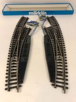 Märklin H0 K-Gleis 2267 Elektromagnetisches Bogenweichenpaar