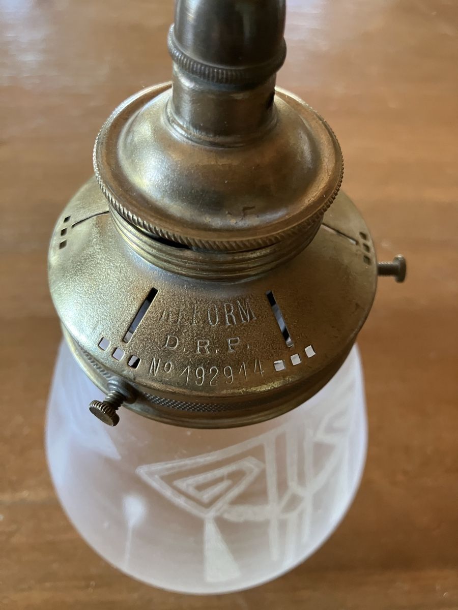 Lampen: Hängelampe, D.R.P., Lampe – Gebraucht aus Neftenbach von 889095 3